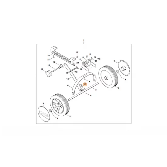 STIHL  Śruba sześciokątna M6x25 9008 319 1350